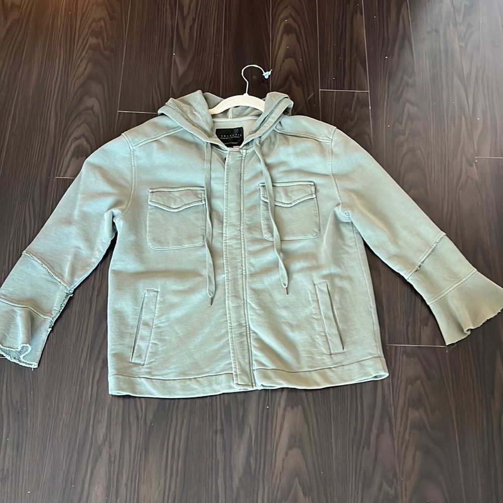 Sanctuary zip up jacket with hood